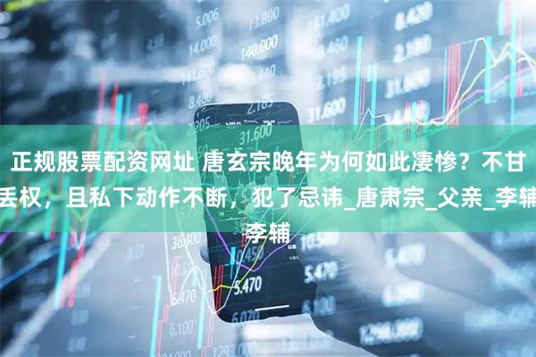 正规股票配资网址 唐玄宗晚年为何如此凄惨？不甘丢权，且私下动作不断，犯了忌讳_唐肃宗_父亲_李辅